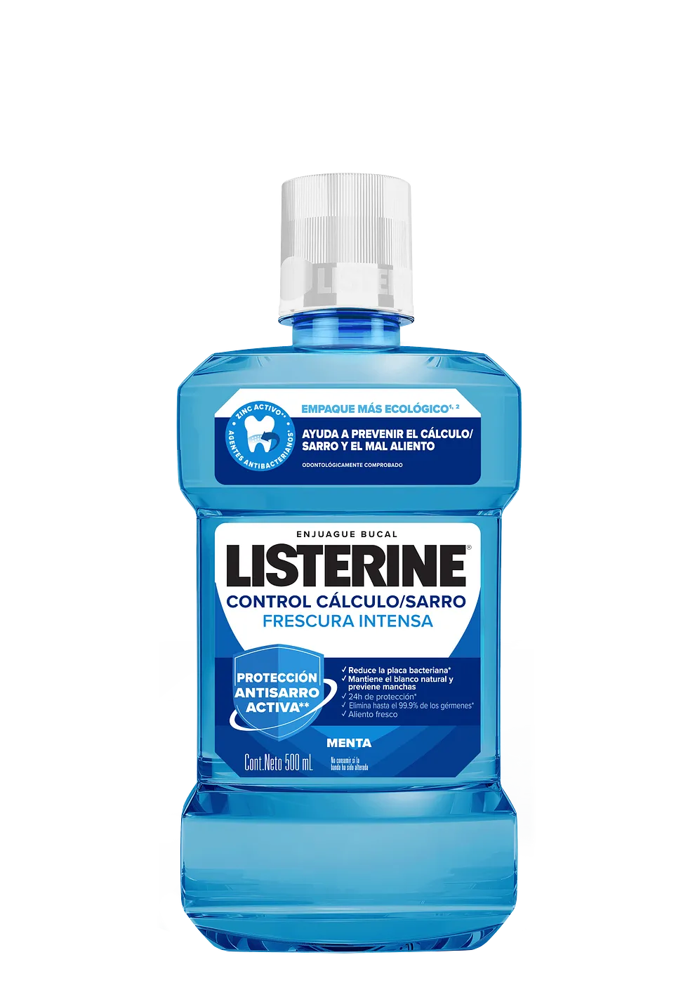 LISTERINE CONTROL CALCULO/SARRO FRESCURA INTENSA 500ML