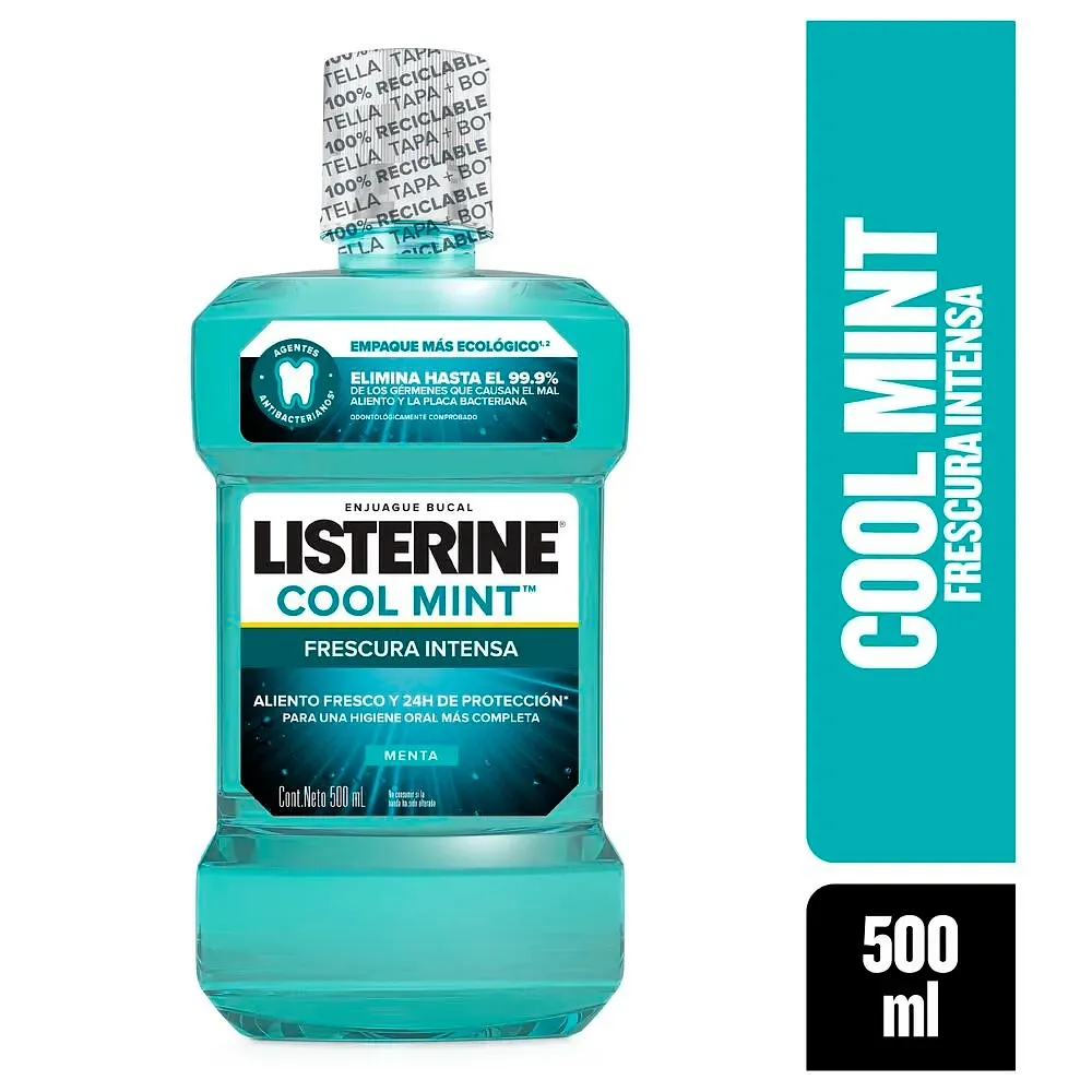 LISTERINE COOL MINT FRESCURA INTENSA 500ML