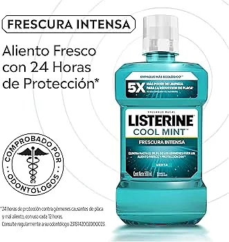 LISTERINE COOL MINT FRESCURA INTENSA 500ML