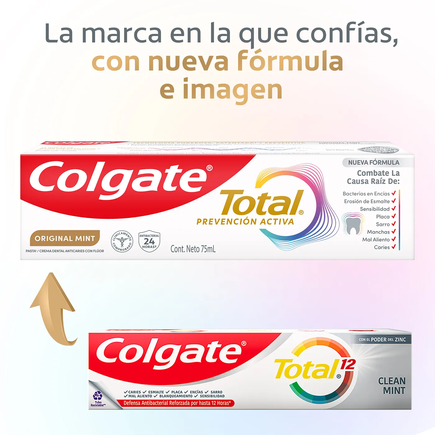 CREMA DENTAL COLGATE TOTAL PREVENCION ORIGINAL MINT 75ML