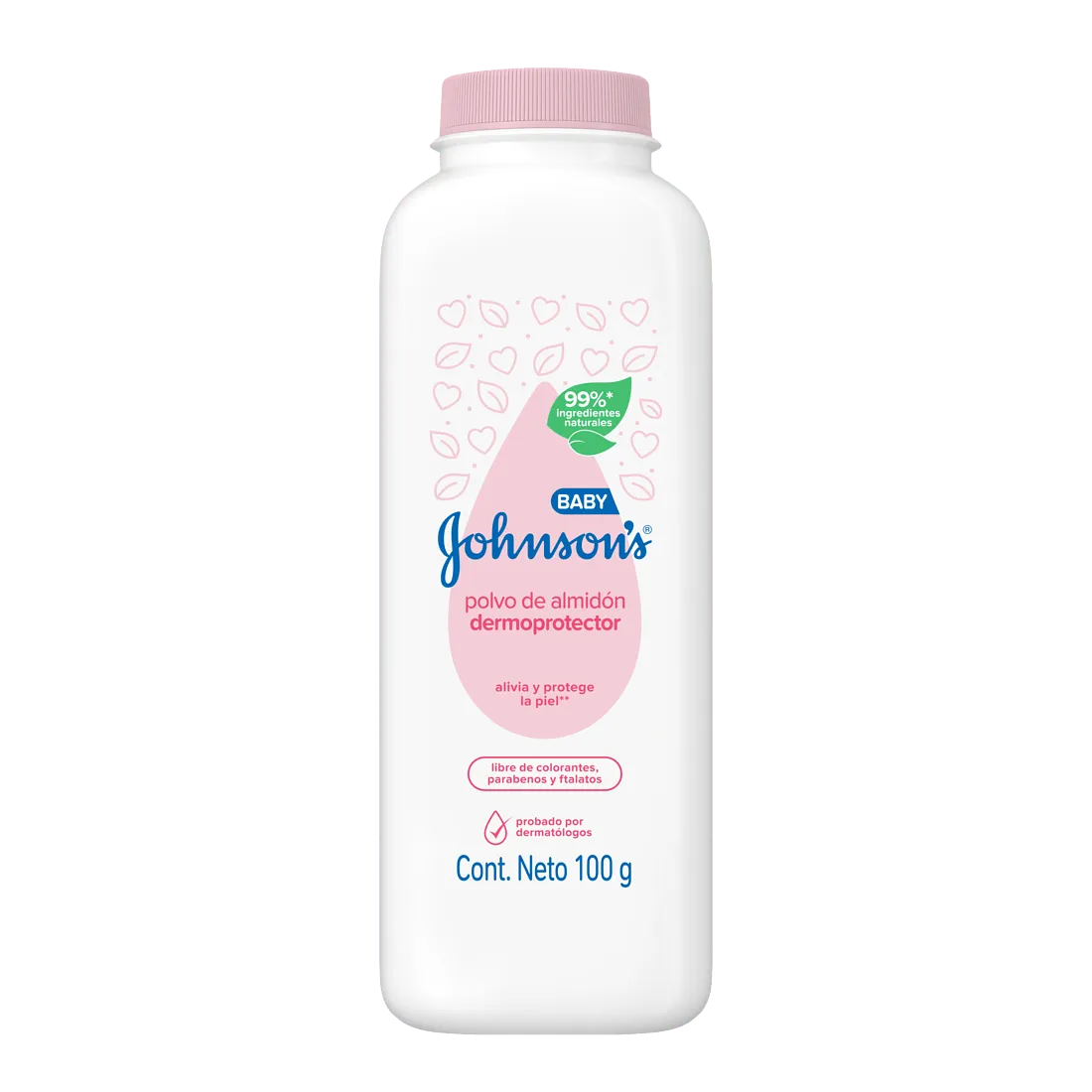 TALCO JOHNSONS ALMIDON ORG 100GR