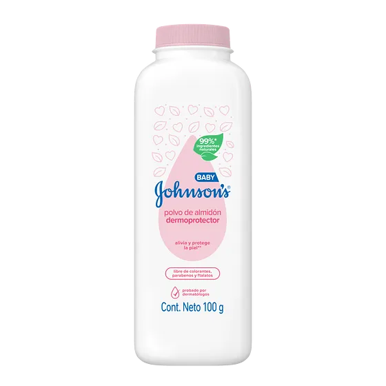 TALCO JOHNSONS ALMIDON ORG 100GR
