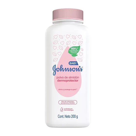 TALCO JOHNSONS ALMIDON ORG 200GR