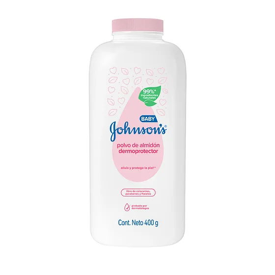 TALCO JOHNSONS ALMIDON ORG 400GR