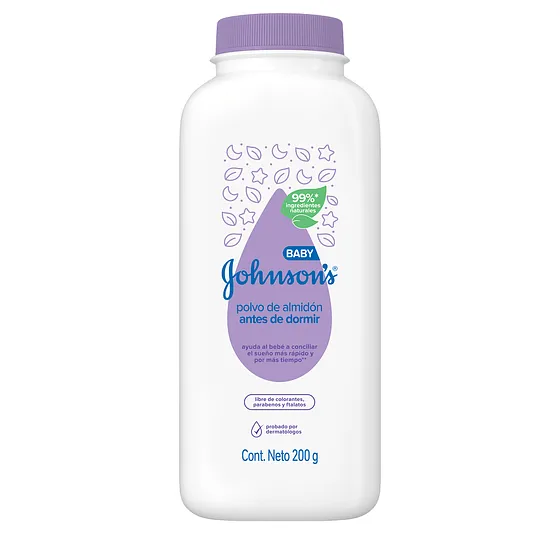 TALCO JOHNSONS ANTES DORMIR 200GR