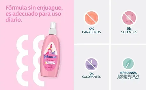 JOHNSON SPRAY DESENREDANTE GOTAS BRILLO 200ML