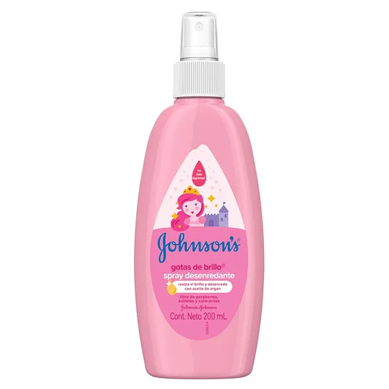 JOHNSON SPRAY DESENREDANTE GOTAS BRILLO 200ML