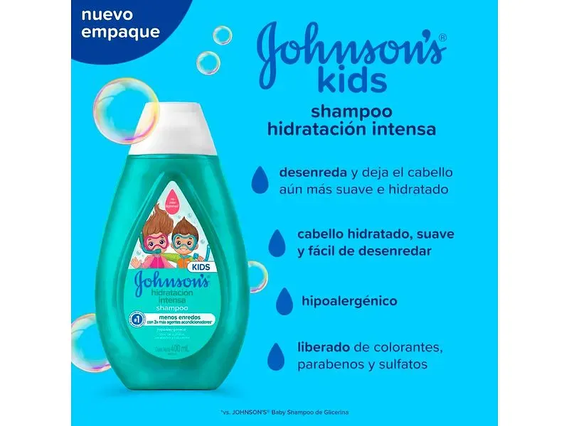 SHAMPOO JOHNSONS HIDRAT INTENSA 400ML
