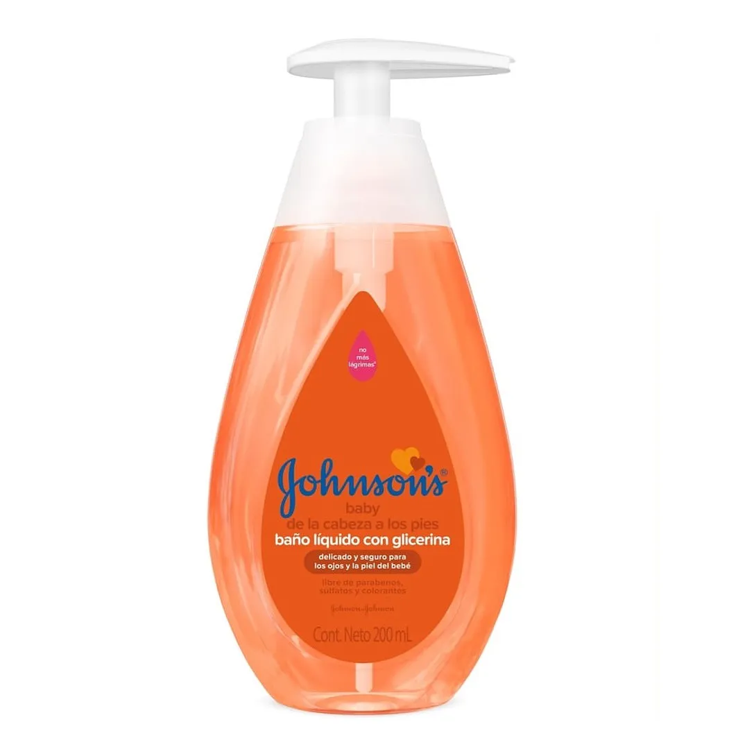 JABON JOHNSONS BANO LIQUID GLICERINA 200Ml