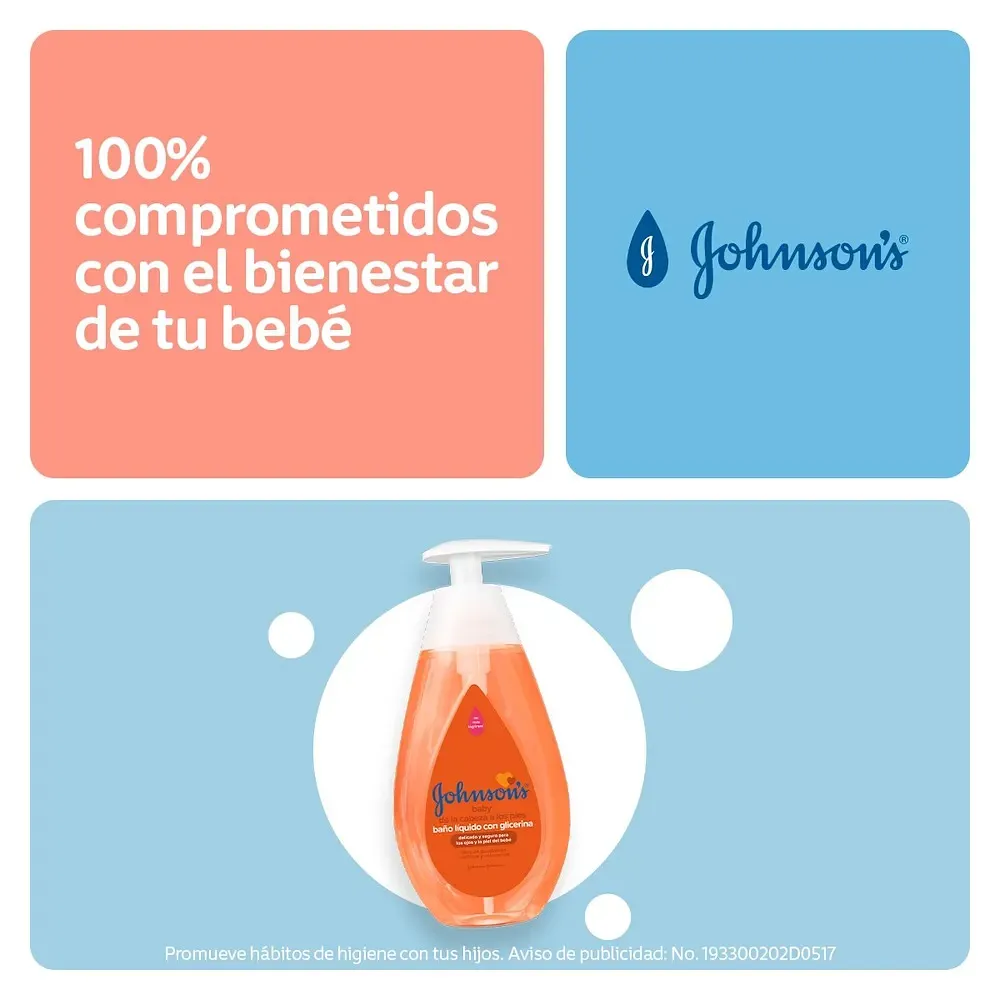 JABON JOHNSONS BANO LIQUID GLICERINA 200Ml