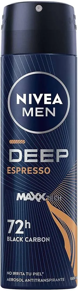 Nivea Men Spray Antitranspirante Deep Espresso 150ml 72h