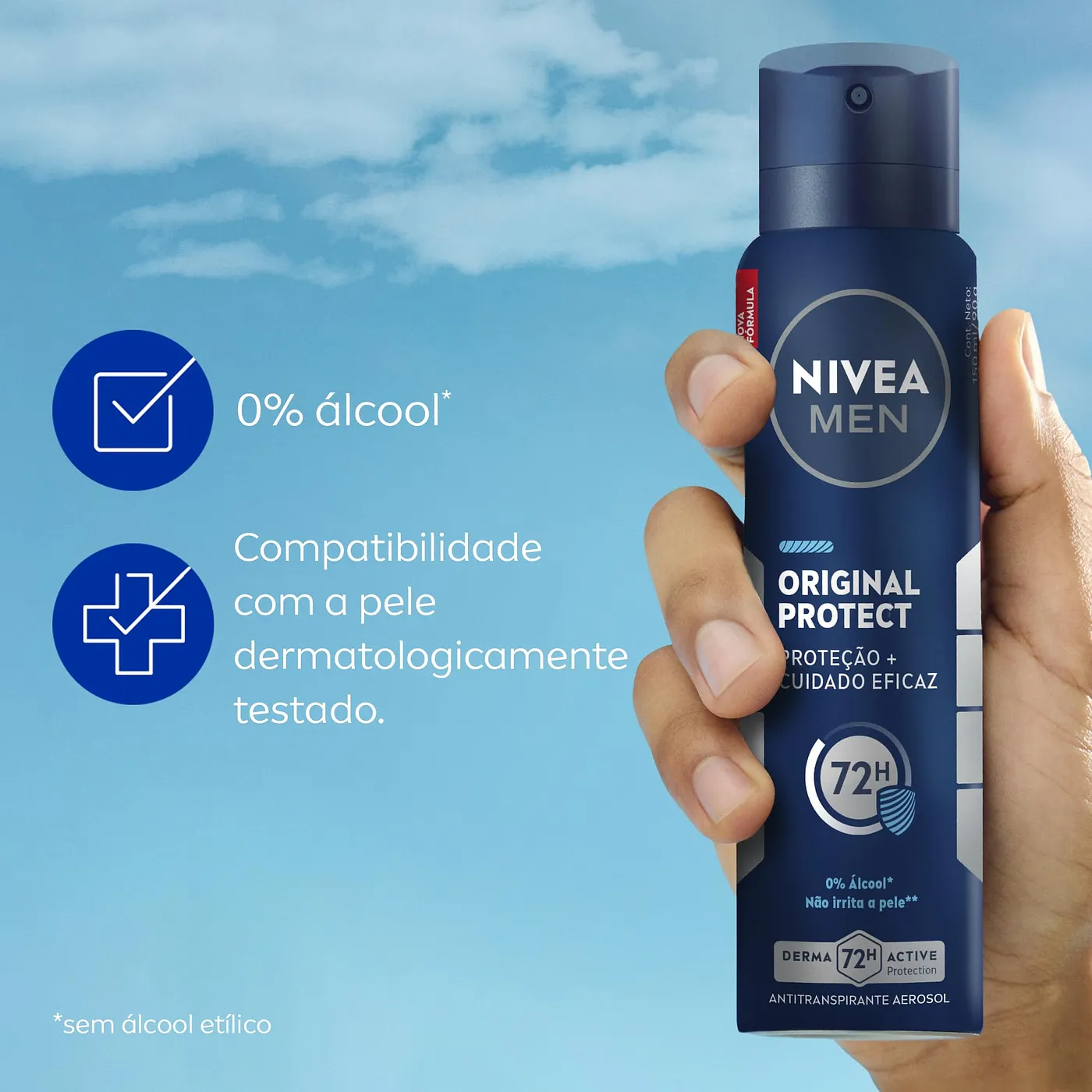 Nivea Protect & Care Spray Antitranspirante 150ml 72h