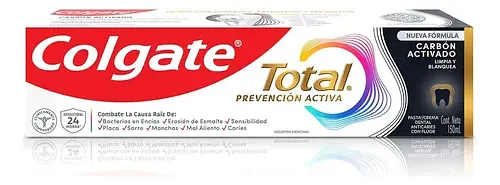 COLGATE TOTAL PREVENCION ACTIVA CARBON 150ML
