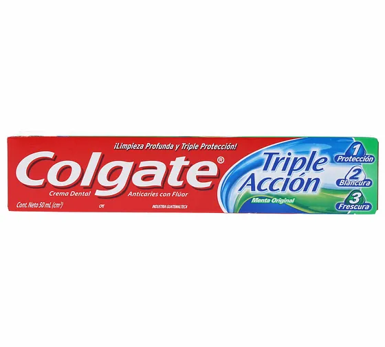 CREMA DENTAL COLGATE TRIPLE ACCION 50 ML