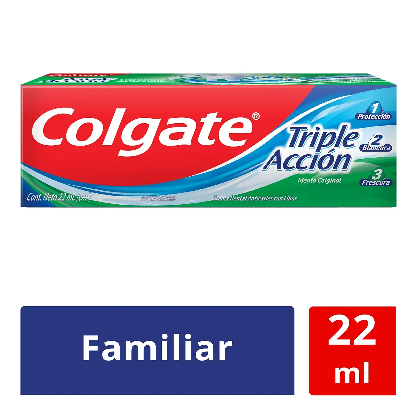 CREMA DENTAL COLGATE TRIPLE ACCION 22ML