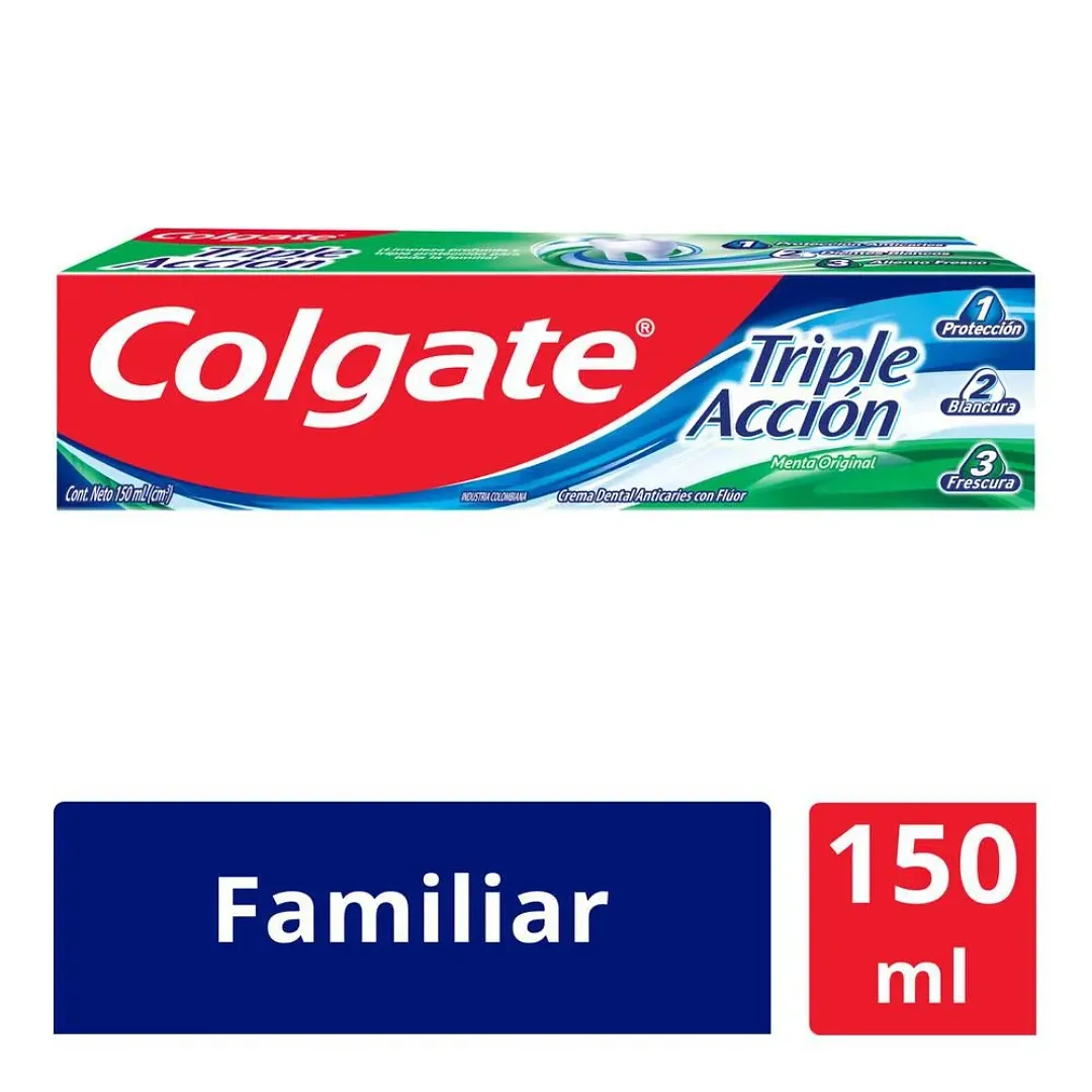 CREMA DENTAL COLGATE TRIPLE ACCION 150ML