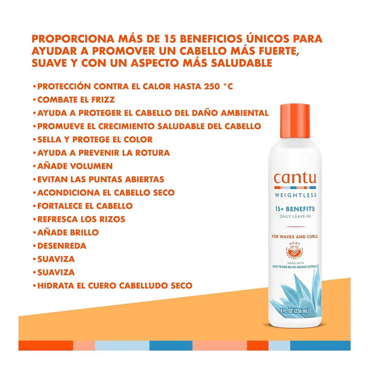 CANTU WEIGHTLESS LEAVE IN 8 OZ