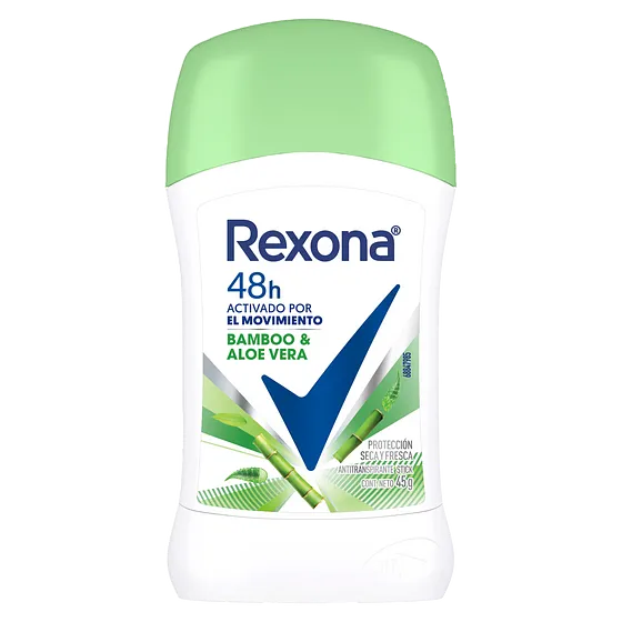 REXONA STICK BAMBOO ALOE VERA 45G