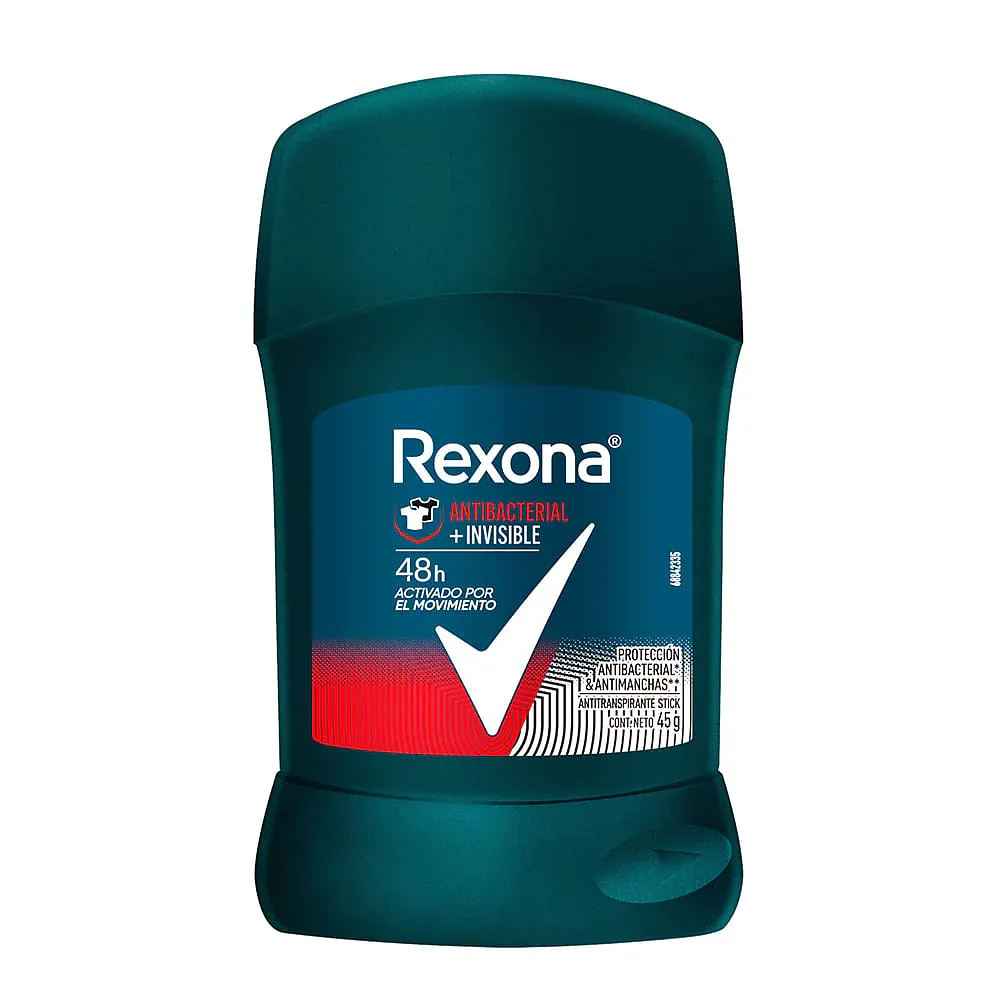 REXONA DEO SITCK ANTIBACTERIAL INVISIBLE 45G