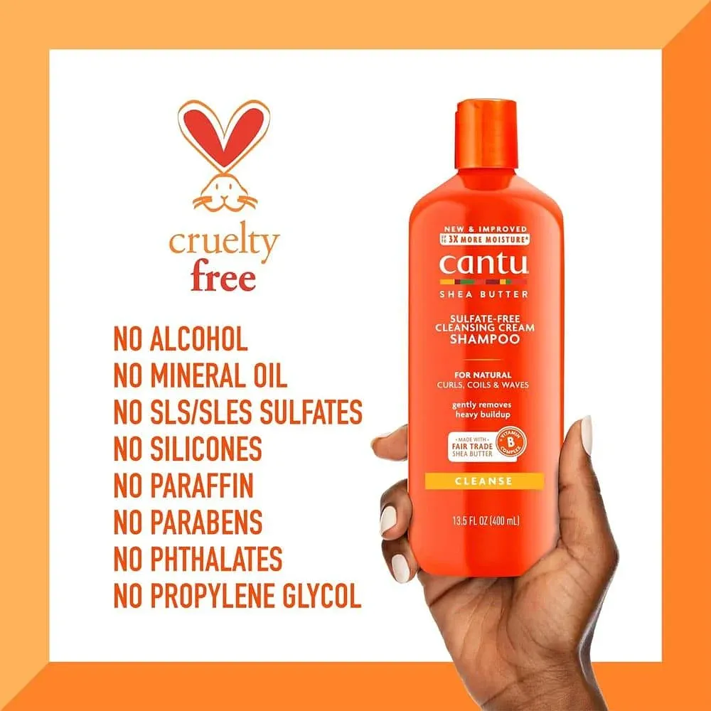 CANTU SHAMPOO CLEANSING CREAM 13.5OZ
