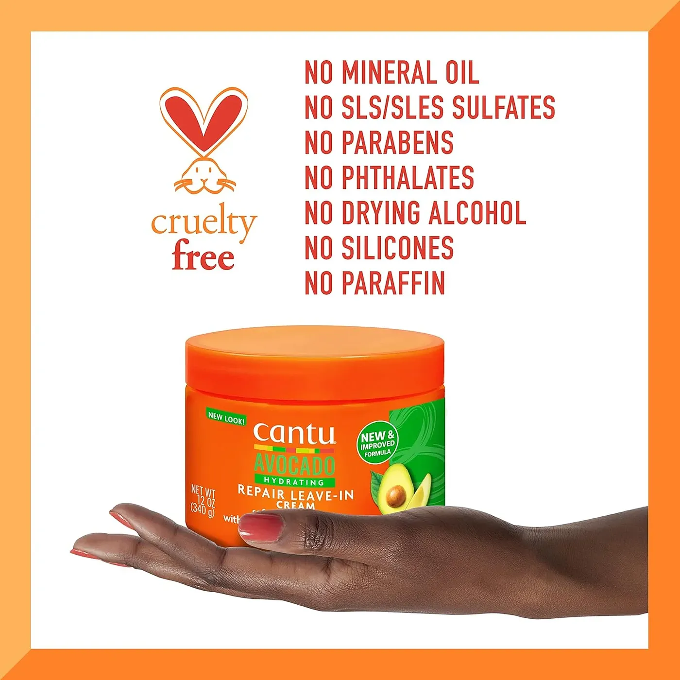 CANTU AVOCADO REPAIR LEAVE-IN 12oz