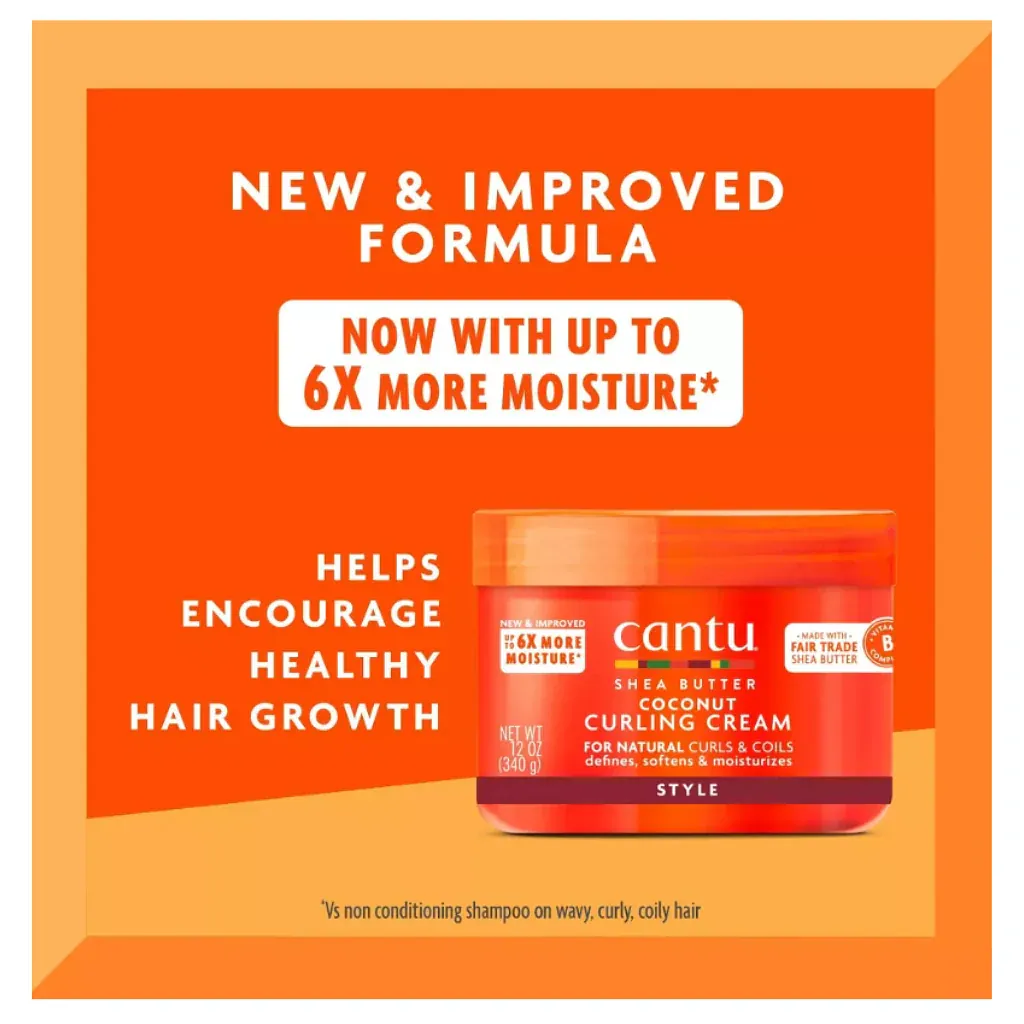 CANTU COCONUT CURLING CREAM 12 OZ