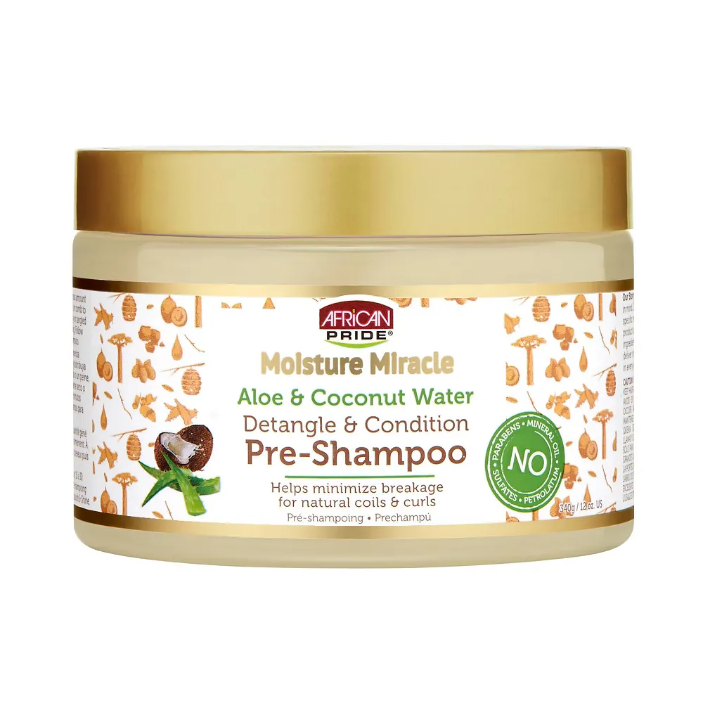 AFRICAN PRIDE MOISTURE MIRACLE PRE-SHAMPOO 12 OZ