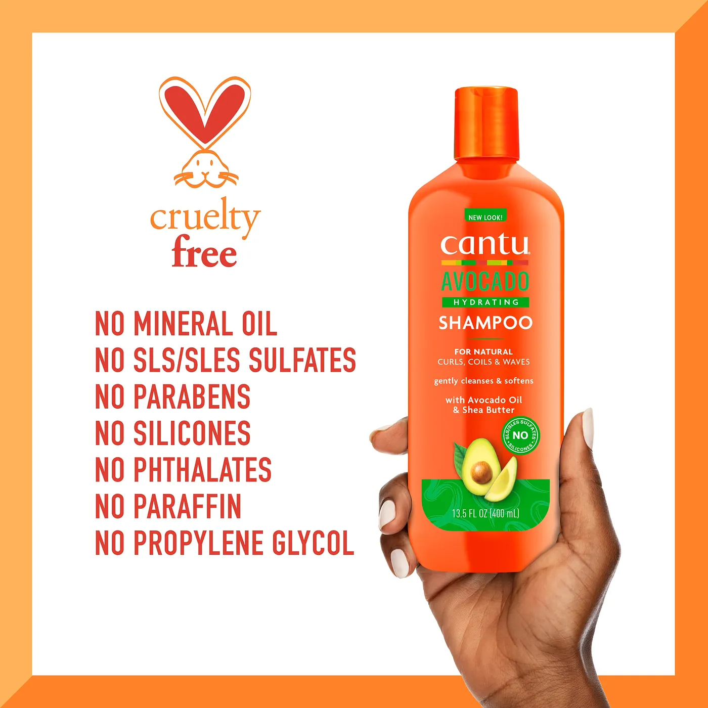 CANTU AVOCADO SHAMPOO 13.5oz