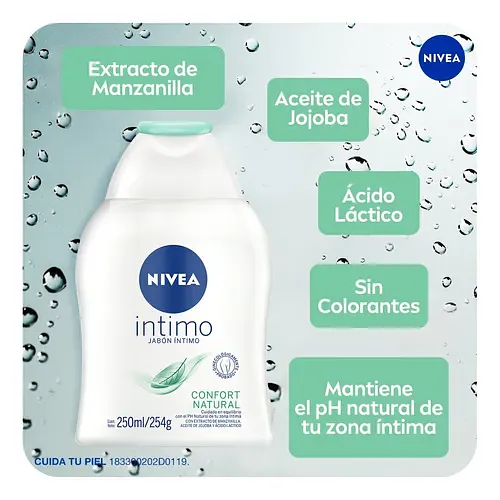 NIVEA INTIMO NATURAL 250ML