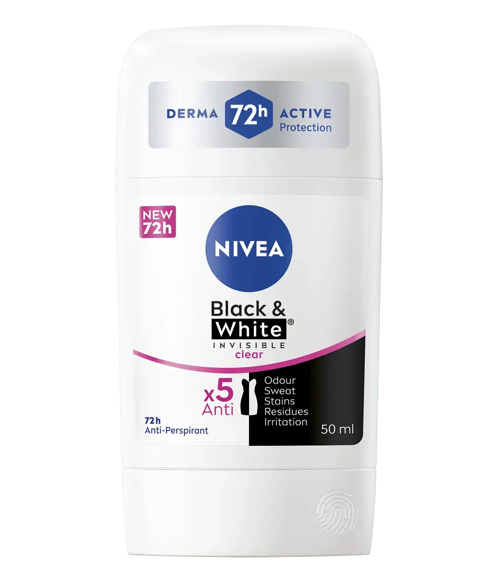 Nivea Men Black & White Invisible Stick 72H