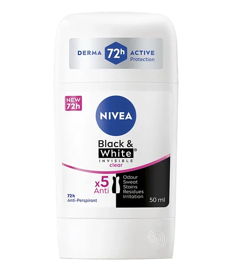 Nivea Men Black & White Invisible Stick 72H