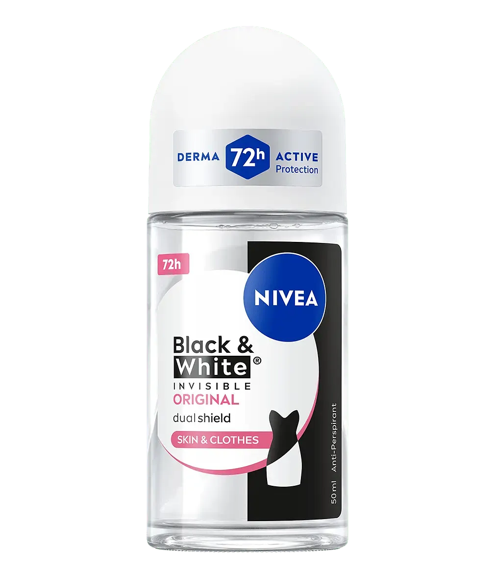 Nivea Roll On Black & White Invisible Antimanchas 50ml