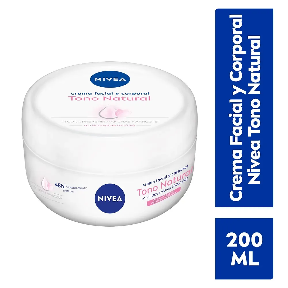 NIVEA CREMA TONO NATURAL 200ML