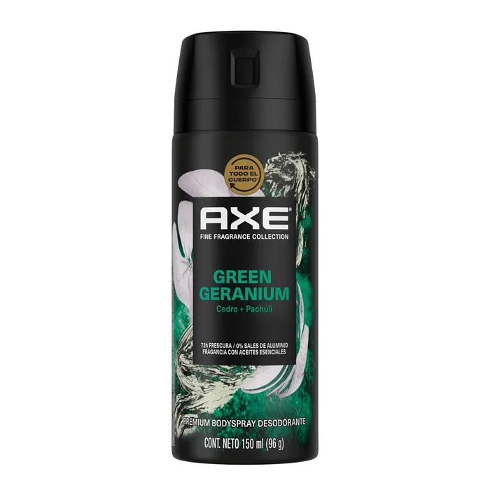  AXE BODY SPRAY GREEN GERANIUM 150ML