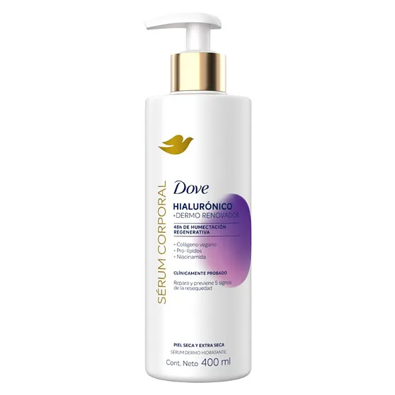 DOVE SERUM HIALURONICO DERMO RENOVADOR 400ML