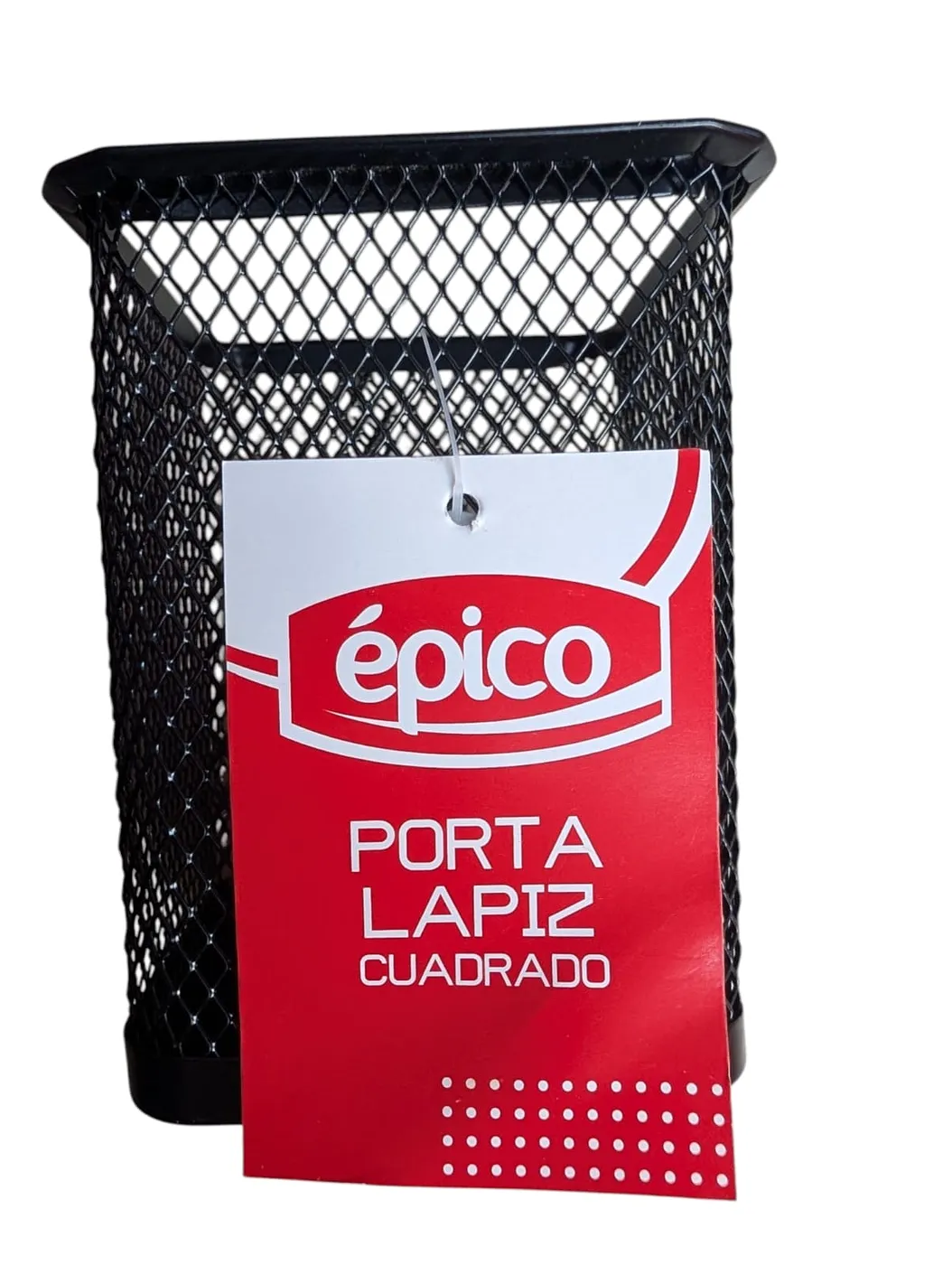 EPICO PORTA LAPICES CUADRADO METAL