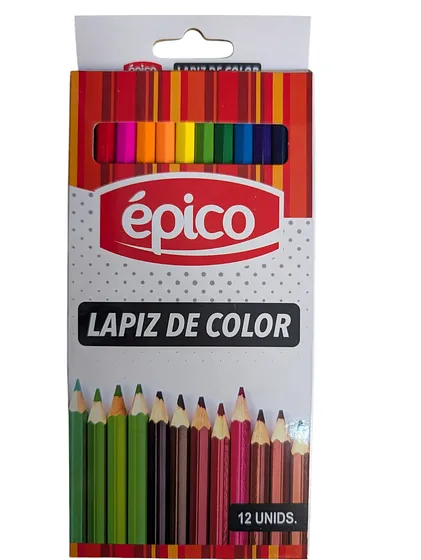 EPICO LAPICES COLORES 12PCS
