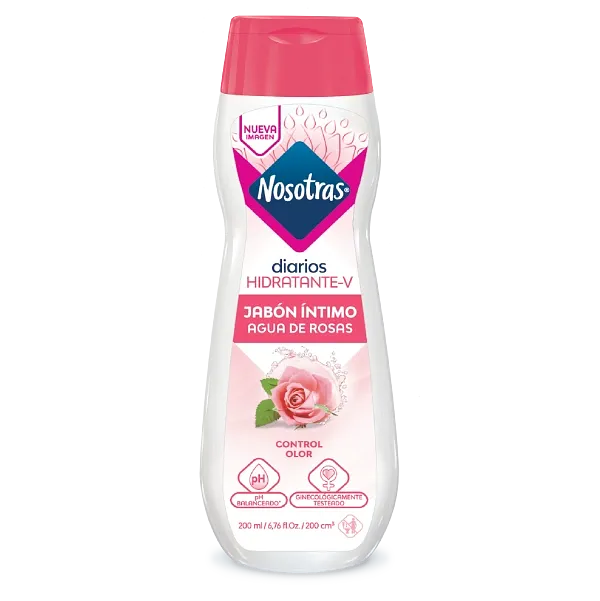 NOSOTRAS JABON INTIMO HIDRATANTE-V AGUA ROSAS 200ML