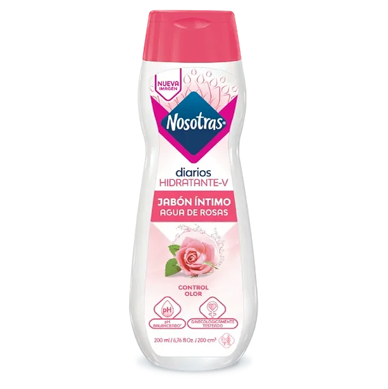 NOSOTRAS JABON INTIMO HIDRATANTE-V AGUA ROSAS 200ML