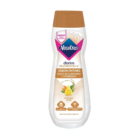 NOSOTRAS JABON INTIMO NUTRITIVO-V ALMENDRAS 200ML
