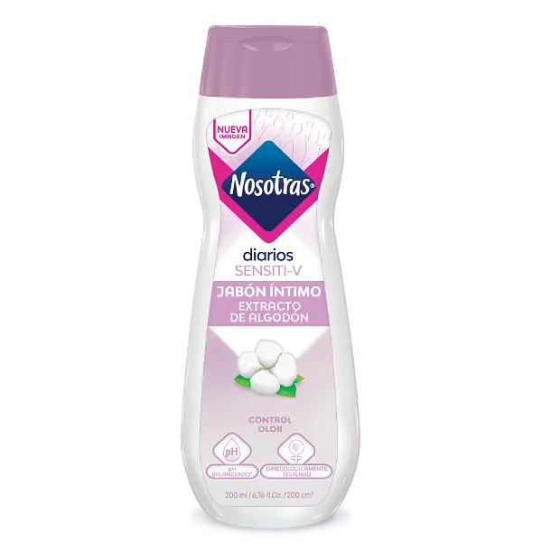 NOSOTRAS JABON INTIMO SENSITI-V ALGODON 200ML