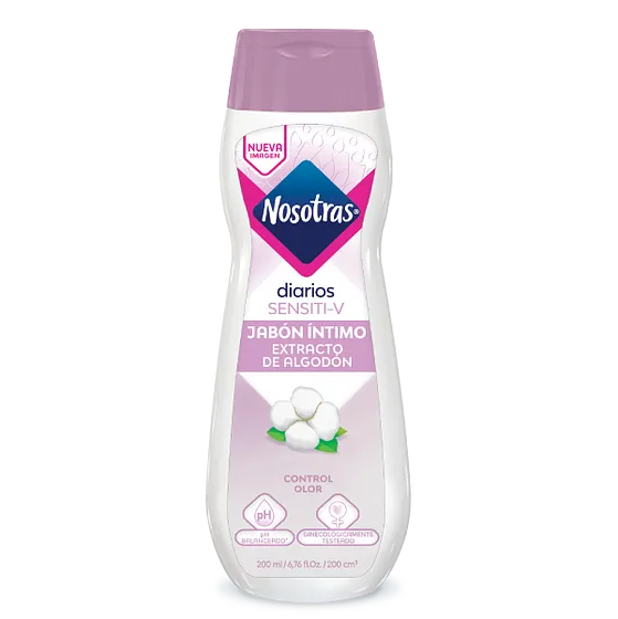 NOSOTRAS JABON INTIMO SENSITI-V ALGODON 200ML