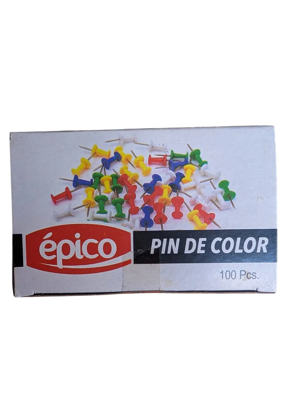 EPICO CHINCHETAS COLORES 100PCS AR8297
