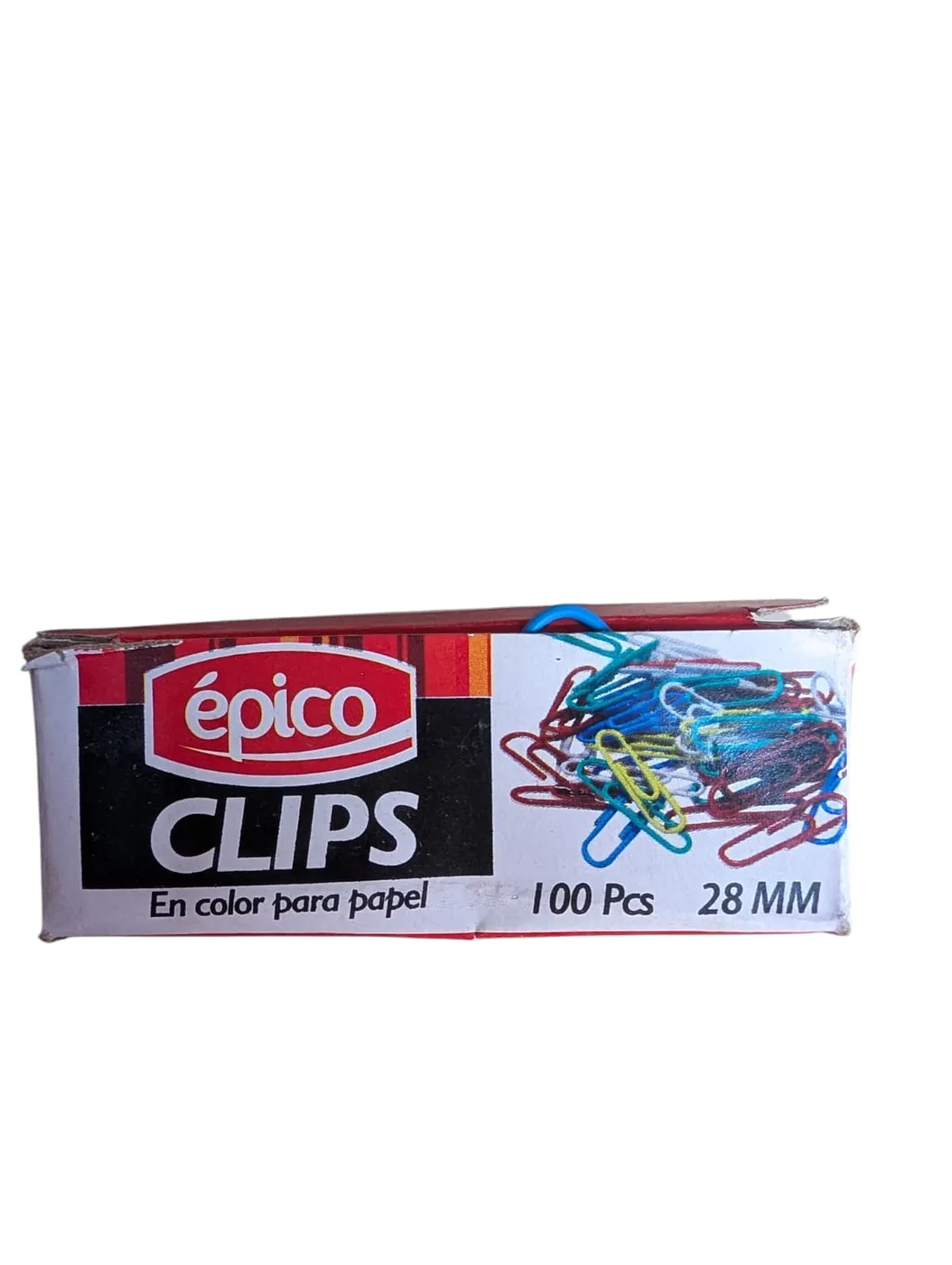 EPICO CLIPS COLORES 100PCS 28MM 8292