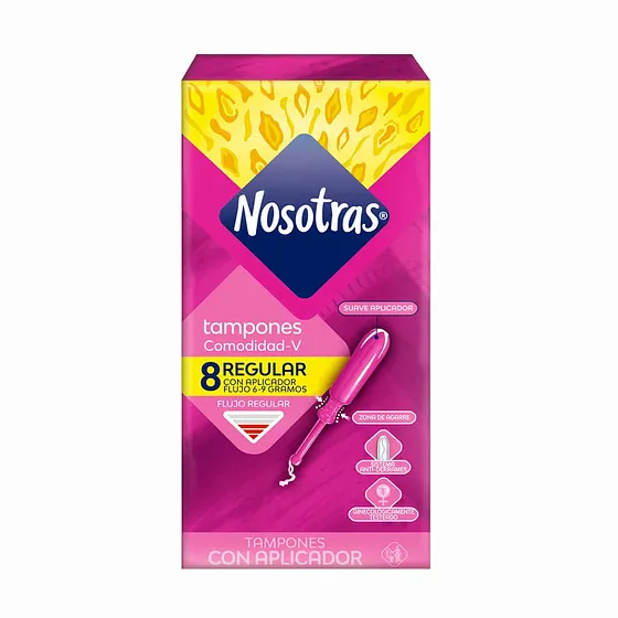 NOSOTRAS TAMPONES COMODIDA-V REGULAR 8UND
