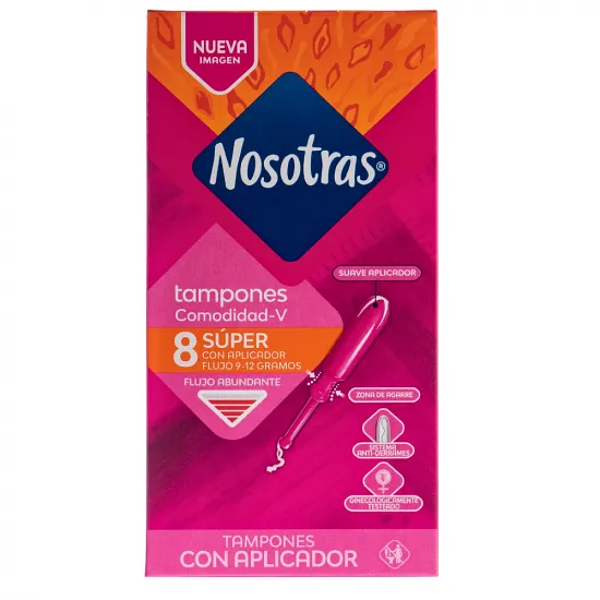 NOSOTRAS TAMPONES COMODIDA-V SUPER 8UND
