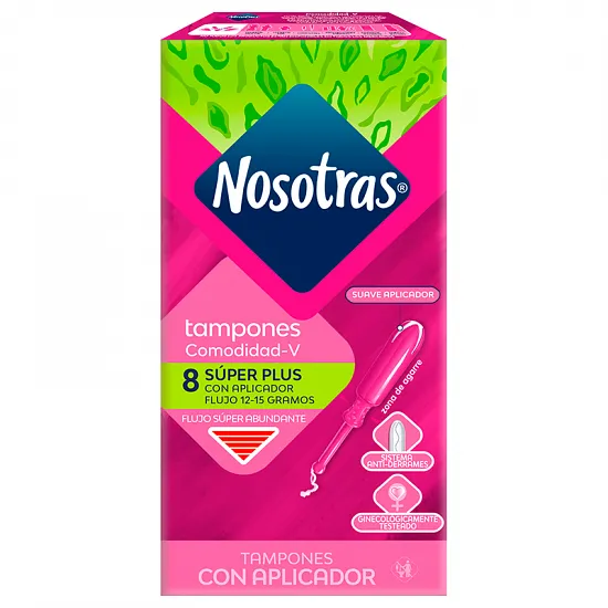 NOSOTRAS TAMPONES COMODIDA-V SUPER PLUS 8UND