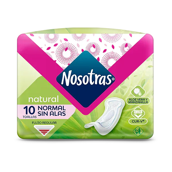 NOSOTRAS NATURAL-V NORMAL SIN ALAS 10UND