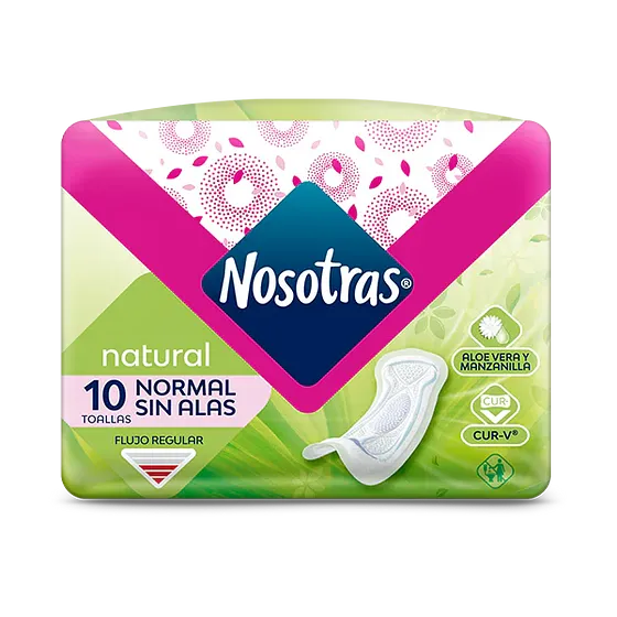 NOSOTRAS NATURAL-V NORMAL SIN ALAS 10UND