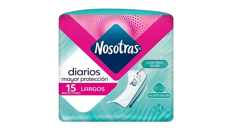 NOSOTRAS LARGOS DIARIOS MAYOR PROTECCION 15UND